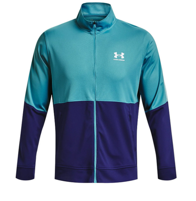 Куртка теннисная Under Armour Men's UA Pique Track Jacket - Turquoise