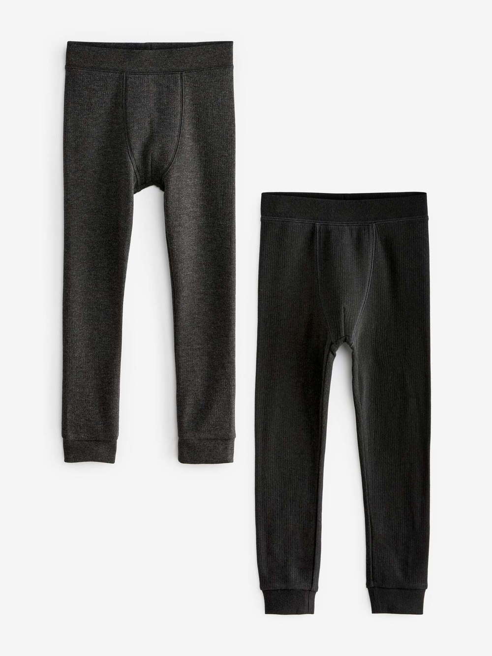 Легинсы с термо-эффектом для мальчика Next Q55-691, 2 шт., Черный, Темно-серый