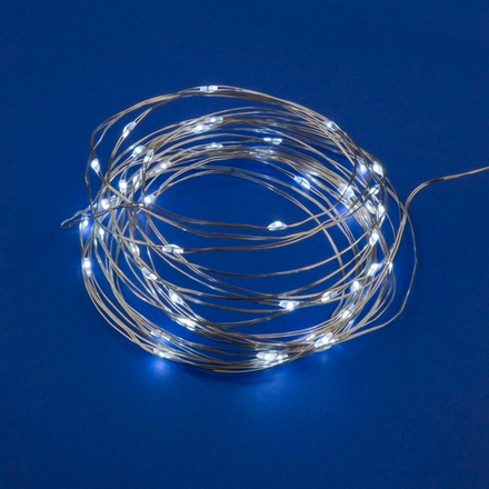 ULD-S0200-020-SСB-2AA WHITE IP20 DEW Гирлянда светодиодная Роса на батарейках 2AA не в-к. 2м. 20 светодиодов. Белый свет. Провод медный. TM Uniel