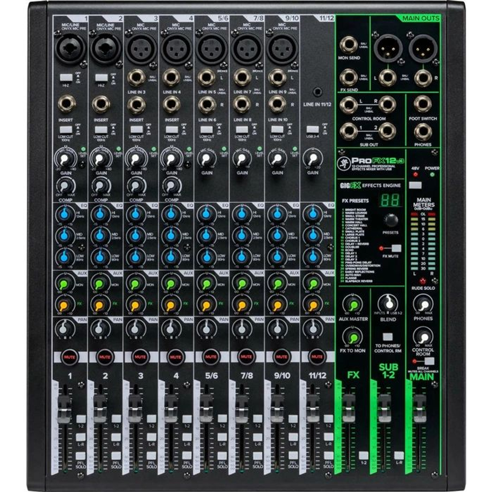 MACKIE ProFX12v3 Аналоговый микшер