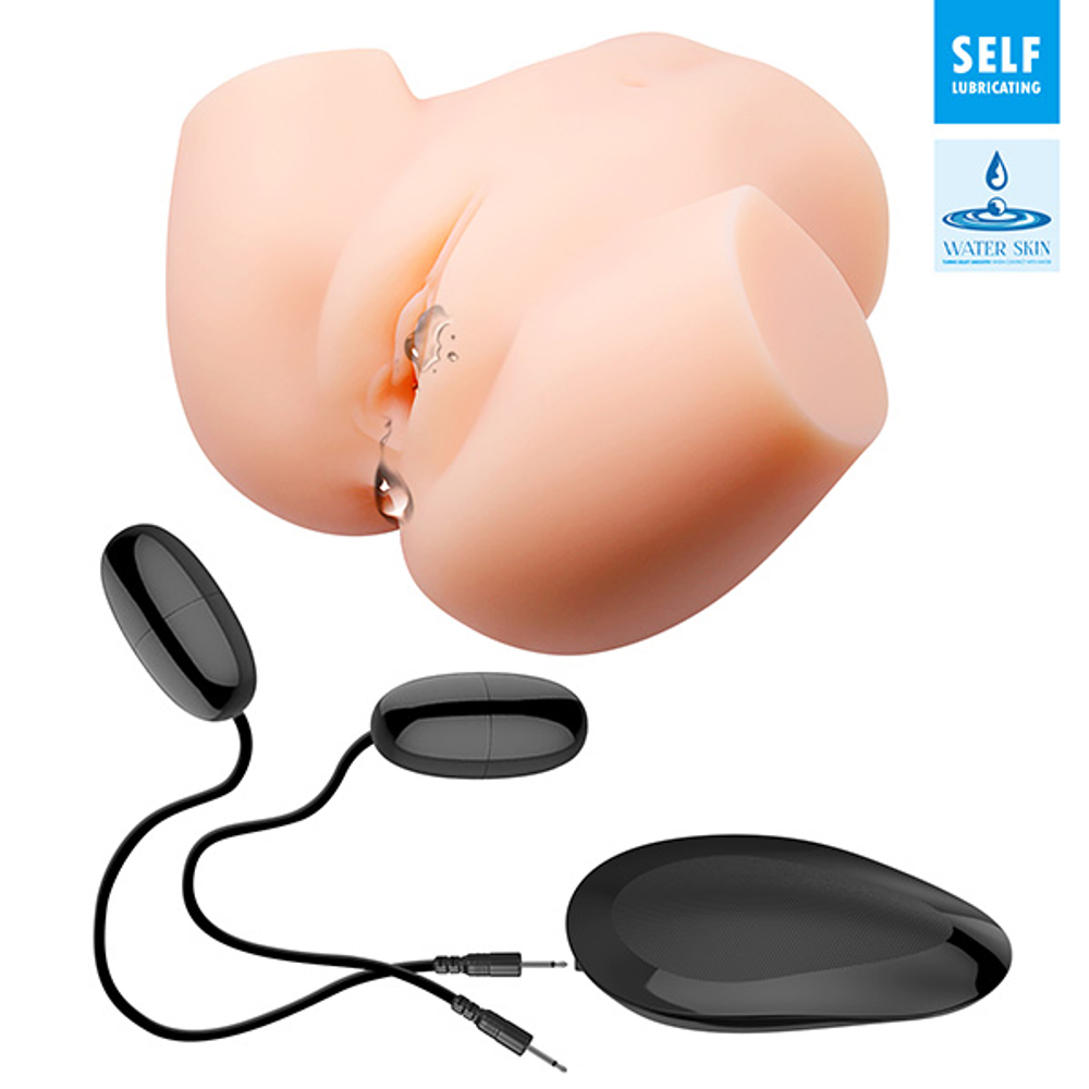 Вибромастурбатор мини-полуторс 20х17,5х11см (вагина и анус) Baile Crazy Bull Veronica Realistic BM-00900T72ZK