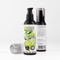 SGAN YONI GEL - Оральный лубрикант, лайм и огурец, 100 мл