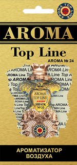 Ароматизатор для автомобиля AROMA TOP LINE №24 SHAIK №33 картон