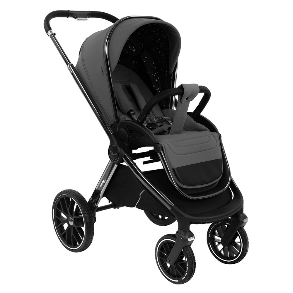 Pituso Коляска 2 в 1 Mayla Luxury Dark Grey