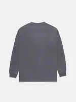 Лонгслив Яндекс Garment Dyed графитовый