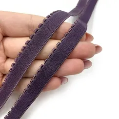 Резинка отделочная фиолетовая 12 мм (цв. 096), 641/12