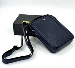 Мессенджер-Сумка через плечо Zilli из кожи крокодила