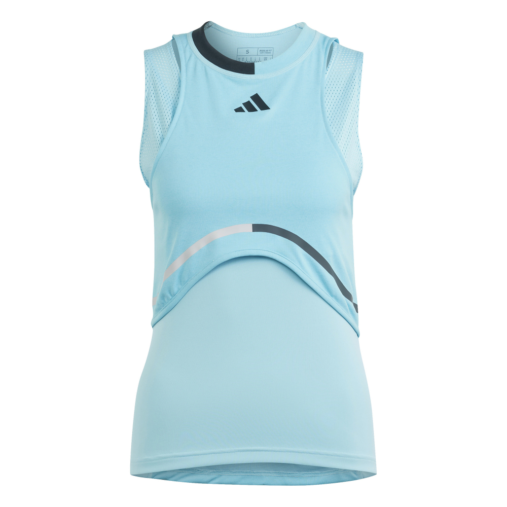 Женский топ теннисный Adidas Match Tank Pro - небесный