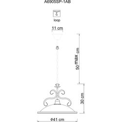 Подвесной светильник Arte Lamp