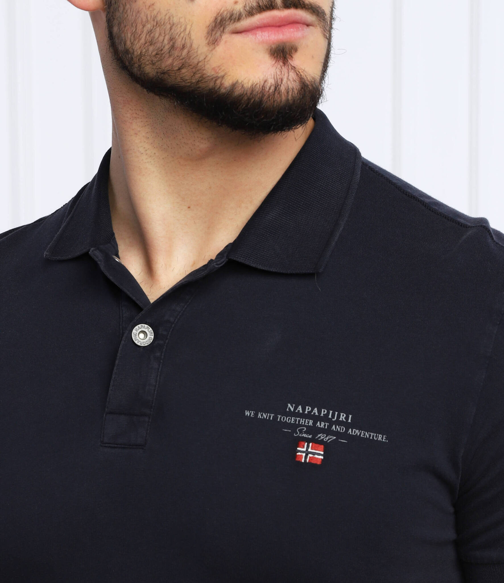 поло elabs Napapijri - темно-синий(NP0A4GB4)