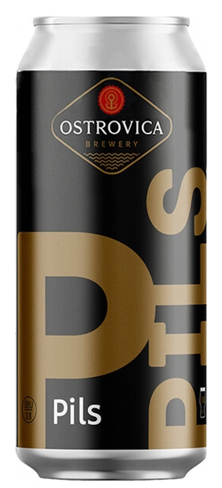 Островица Пилснер Фильтрованое  0,5л Ж/Б 4,5% Йист Айленд Россия