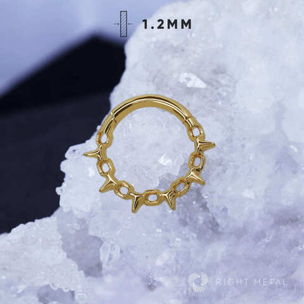 Кликер Thorns PVD Yellow 1.2мм