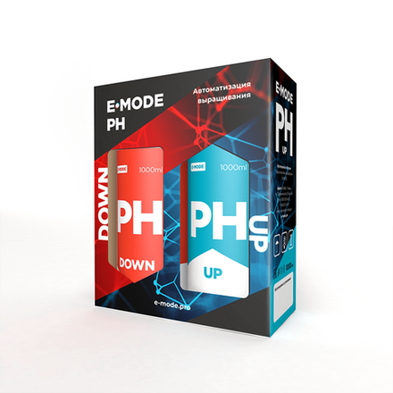 Регуляторы pH E-mode set pH Up / pH Down, 1 л