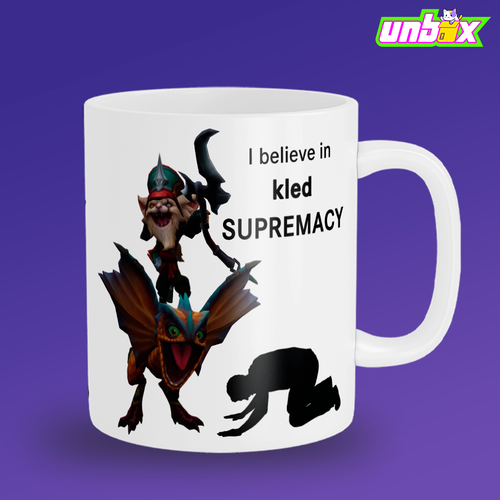 Кружка Kled supremacy Клед League Of Legends Лига Легенд