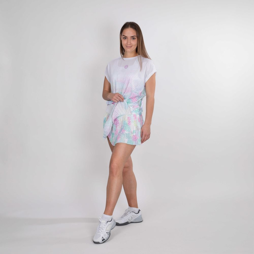 ОДЕЖДА ДЛЯ ТЕННИСА Женская, Юбка BIDI BADU LOWEY TECH PLISSEE SKORT .