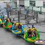 Быстрые американские горки «Молния», 5 кабин 10 мест, 22,5×11×3,2 м