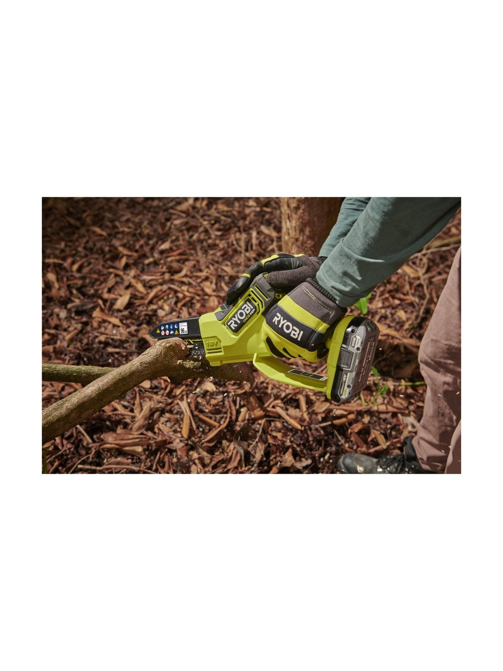 Бесщеточная цепная пила Ryobi ONE+ 18В RY18PSX15A-120 15 см 5133005780