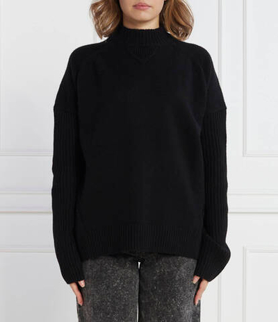 Хлопковый свитер foltin BOSS BLACK - черный(50501575)