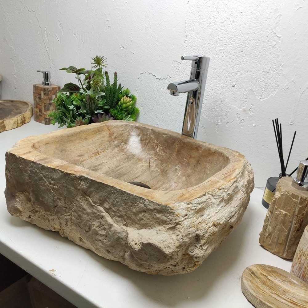 Раковина из окаменелого дерева FossilBasin OD-61259 47*43*17