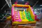 Надувная водная горка с бассейном «Карамелька», 10*6*4 м