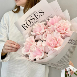«Pretty in pink» Букет из французской розы