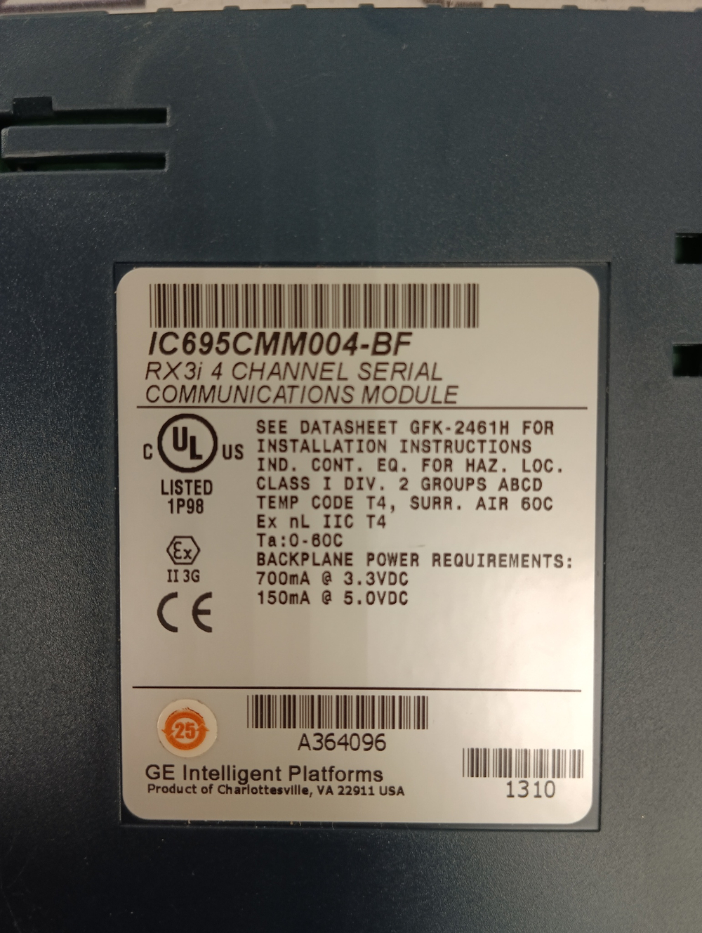 Fanuc IC695CMM004-BF б/у