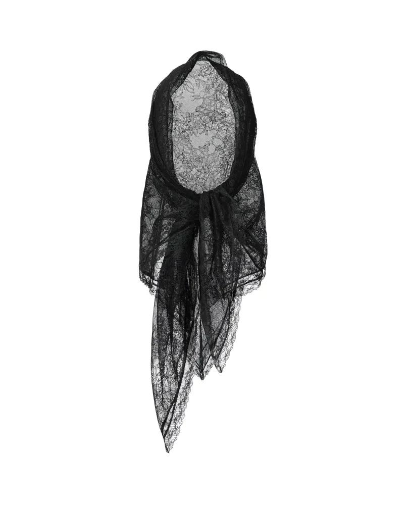Leticia, косынка из черного кружева