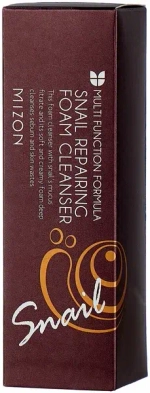 MIZON Пенка для умывания c муцином улитки - Snail Repairing Foam Cleanser .60мл