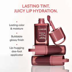 Laneige JuicePop Box Lip Oil Stain 12HR Hydrating Tint - Mocha Remix