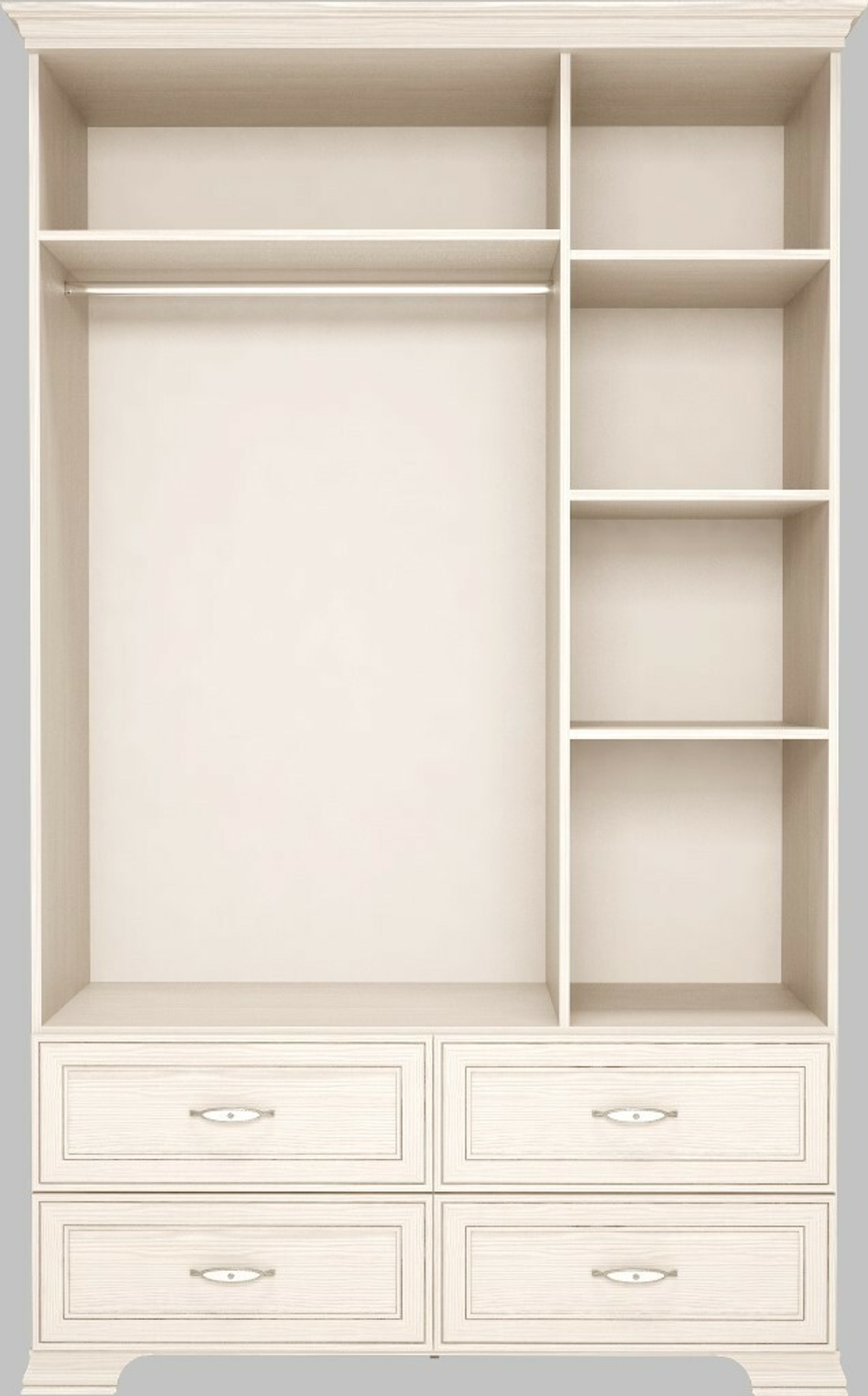 Шкаф для одежды 3-х дверный с зеркалом Венеция 01