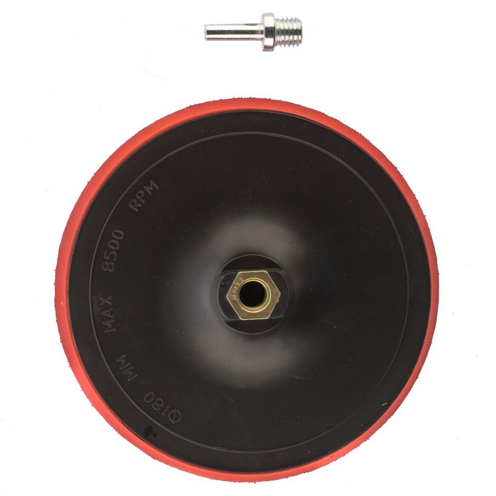 Насадка для дрели и УШМ с липучкой, 180 мм Matrix, 76223