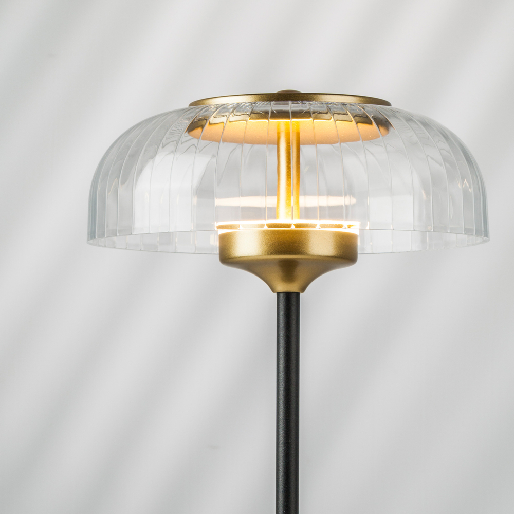 738973 Настольная лампа ACRILE 7W LED 295LM 120G ЗОЛОТО/ЧЕРНЫЙ 3000K