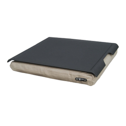 Подставка с пластиковым подносом laptray черная-песочная