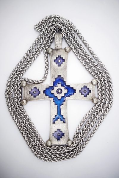 Крест священника “Скиния Бога” (эмаль)