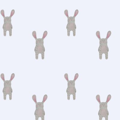 акварельные смешные зайчики