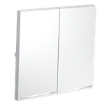 Клавиши для выключателя/переключателя двухклавишного с подсветкой, S70 (белый матовый)