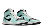 Кроссовки Jordan Air Jordan 1 Mid "Teal Tint" (Женская размерная сетка)