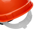 Каска защитная из ударопрочной пластмассы, оранжевая Сибртех 89113