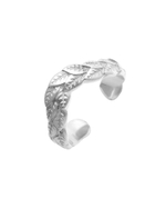 кольцо лавровая веточка галочка