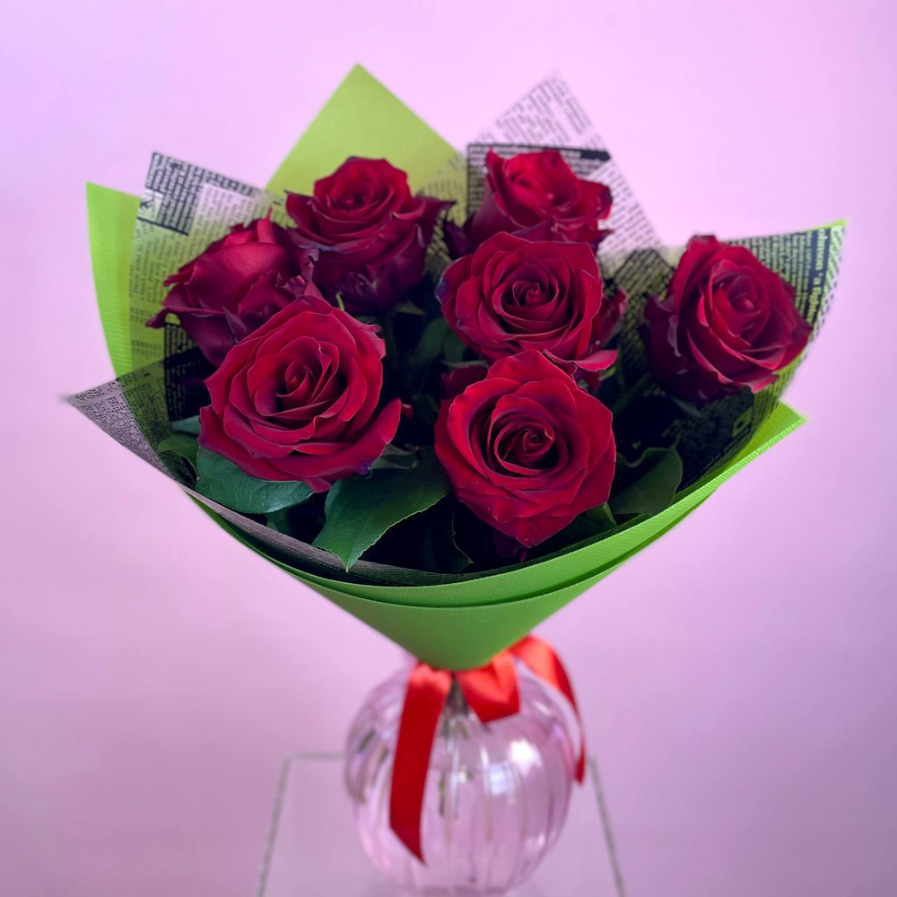 С14892 БУКЕТ ИЗ БОРДОВЫХ РОЗ