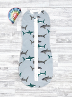 Пелёнка-кокон Mjölk Акулы