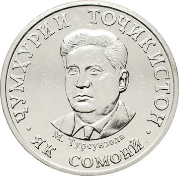 1 сомони 2022 Таджикистан