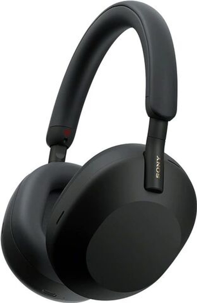 Наушники Sony WH-1000XM5, Bluetooth/3.5 мм, мониторные, черный [wh-1000xm5/b]