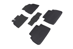 Резиновые коврики с высоким бортом для Toyota Camry VIII (XV70) 2018-2024 Seintex.89258