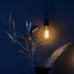 IL-V-G125-60-GOLDEN-E27 VW01 Лампа накаливания Vintage. Форма шар. Форма нити VW. Картон. ТМ Uniel