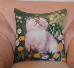 Декоративный гобеленовый чехол для интерьерной подушки Одуванчик 38*38