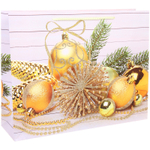 Пакет подарочный «Новогодние шары» 31*40*12 см