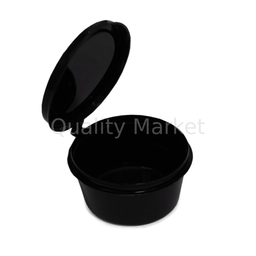 Соусник 30 мл в упаковке черный Покров. Полимер 1920шт/24уп/80шт