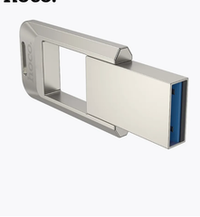 USB карта памяти HOCO UD17 64ГБ Type-C 3.0 (серый)