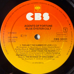 Blue Öyster Cult ‎– Agents Of Fortune (Голландия 1982г.) Т
